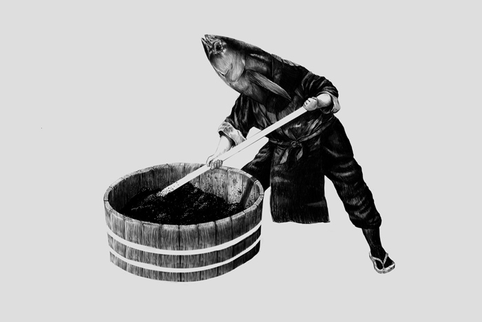 日本清酒品牌包裝設(shè)計(jì) 漁民釀酒有什么特別(圖8)