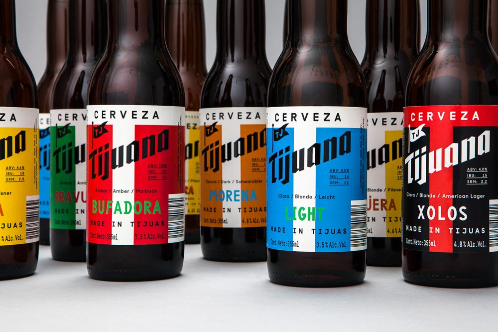 Cerveza Tijuana啤酒包裝設(shè)計(圖1)