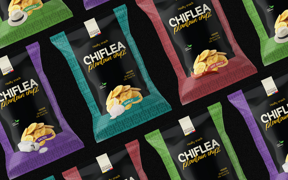 薯片包裝設(shè)計欣賞100％有機純素食無麩質(zhì)產(chǎn)品(圖2)