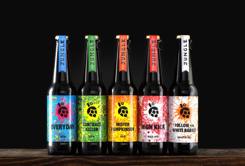 叢林啤酒啤酒包裝設(shè)計是使用炸藥制成的，我喜(圖1)