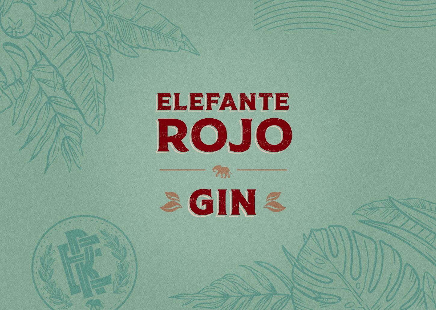 Gin Elefante Rojo杜松子酒包裝設計(圖3)