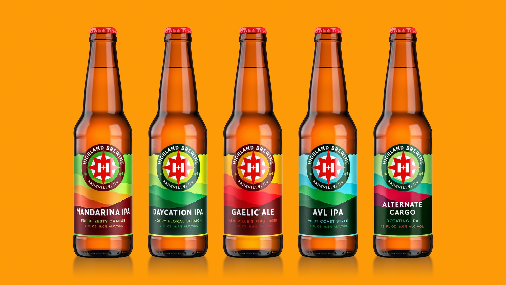 Highland Brewing啤酒品牌創(chuàng)意包裝設(shè)計(jì)(圖1)