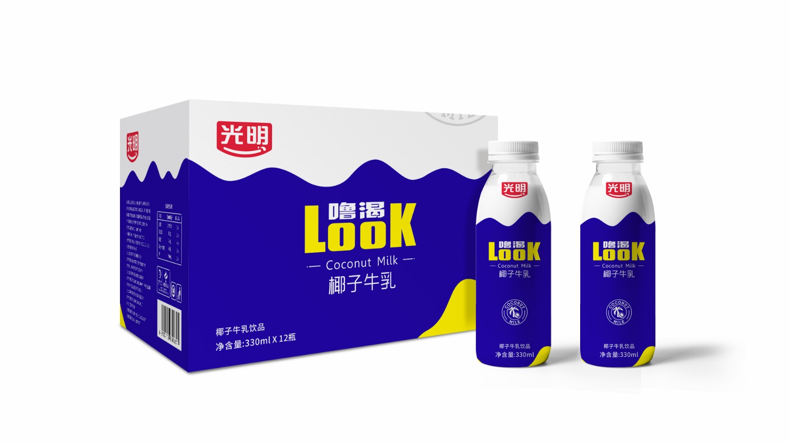 椰子牛乳飲品差異化包裝設(shè)計，打造賣貨的包裝(圖4)