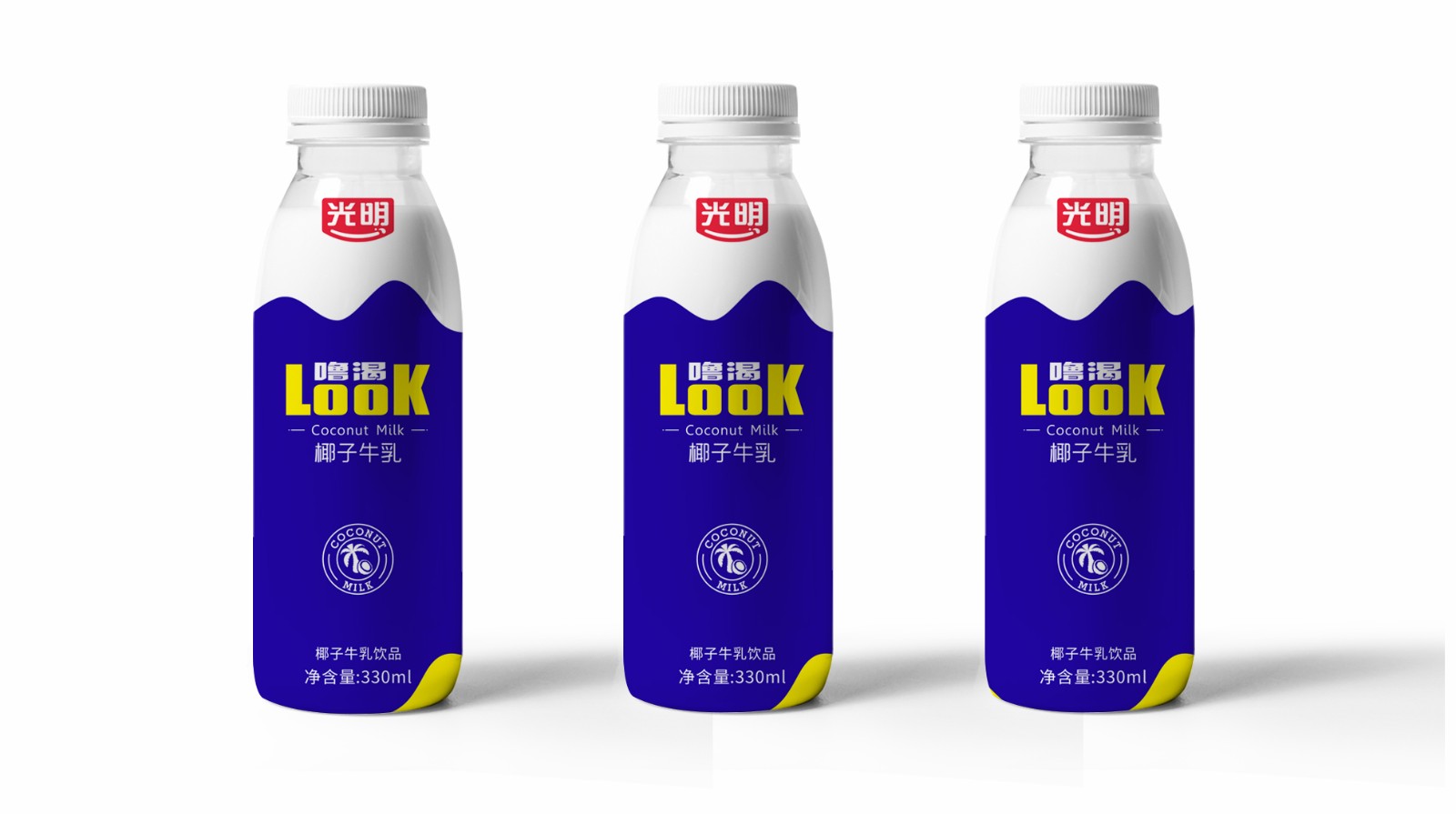 椰子牛乳飲品差異化包裝設(shè)計，打造賣貨的包裝(圖3)