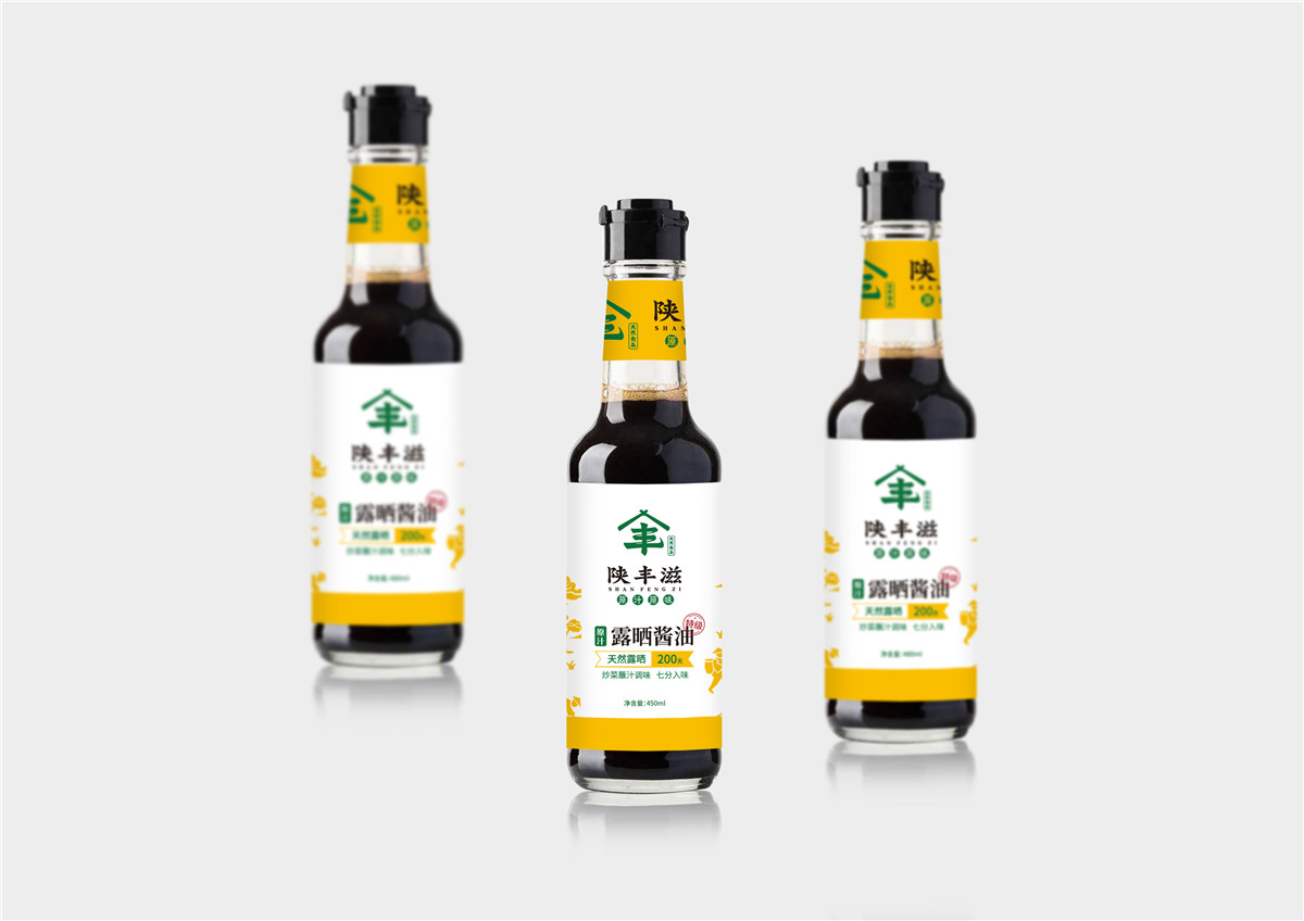 瀘州特產(chǎn)調(diào)味品醬油包裝如何設(shè)計(圖2)