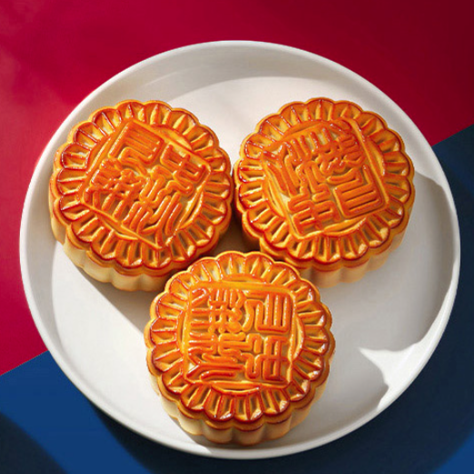 Huamei 華美 祝福心意 廣式月餅 12餅5味 1kg包裝禮盒產(chǎn)品包裝創(chuàng)意設(shè)計欣賞(圖5)