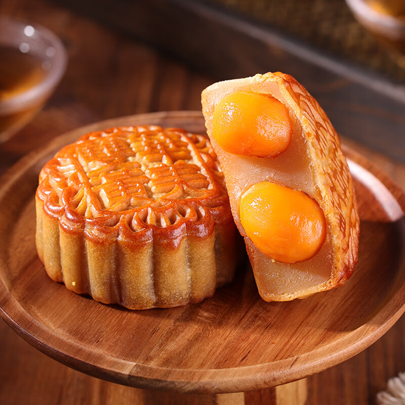 Huamei 華美 雙黃純白蓮蓉廣式月餅 680g 禮盒裝包裝禮盒產(chǎn)品包裝創(chuàng)意設(shè)計欣賞(圖5)