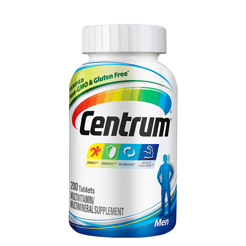Centrum 善存 男士復合維生素 200粒保健產(chǎn)品包裝創(chuàng)意設計欣賞(圖1)