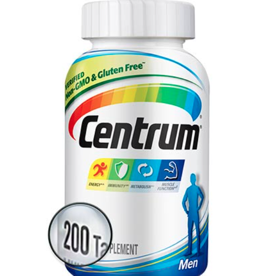 Centrum 善存 男士復合維生素 200粒保健產(chǎn)品包裝創(chuàng)意設計欣賞(圖4)