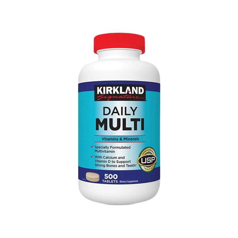 KIRKLAND Signature 科克蘭 復合維生素 500粒保健產(chǎn)品包裝創(chuàng)意設(shè)計欣賞(圖1)