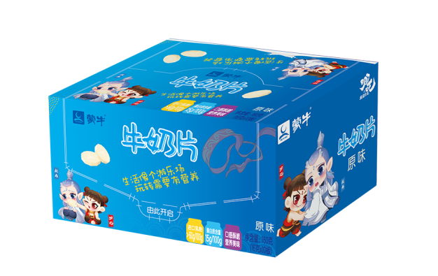 牛奶片紙盒包裝設計怎么做好(圖1)