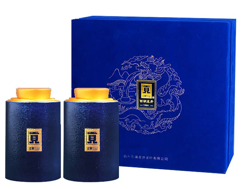 西湖龍井禮盒包裝設(shè)計(jì)作品欣賞(圖1)