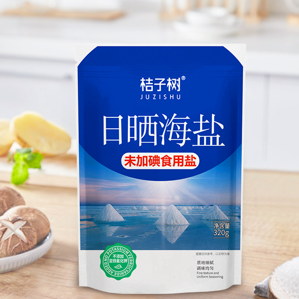 日曬海鹽外包裝袋設(shè)計(jì)作品欣賞(圖1)