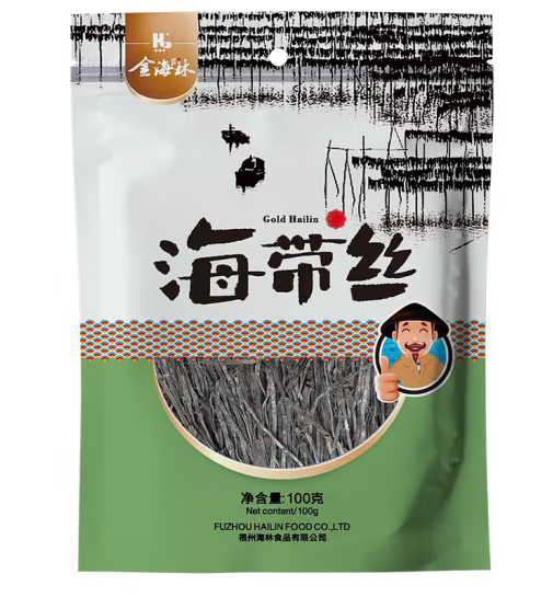 特產干貨海帶絲包裝設計作品欣賞(圖1)