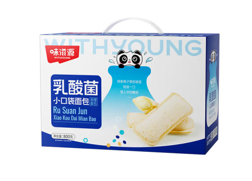 乳酸菌小面包包裝盒如何設(shè)計銷量好(圖1)