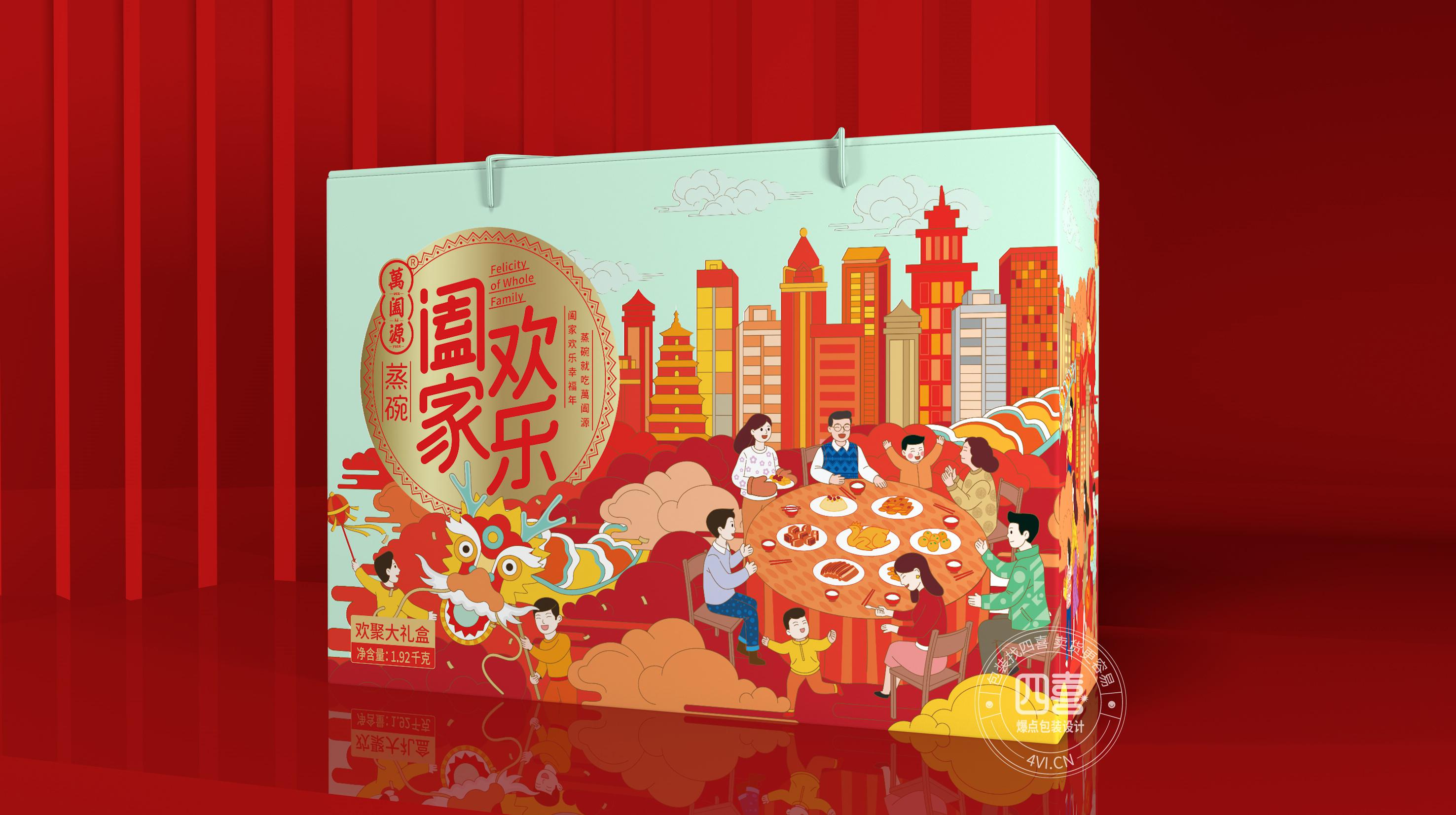 預(yù)制菜禮盒包裝設(shè)計(jì)，提升產(chǎn)品競爭力(圖1)