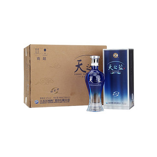 創(chuàng)意酒包裝設(shè)計洋河 天之藍(lán) 藍(lán)色經(jīng)典 52%vol 濃香型白酒產(chǎn)品包裝設(shè)計欣賞(圖2)