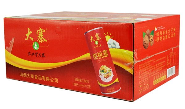 大寨核桃露品牌logo與食品包裝設(shè)計欣賞(圖2)