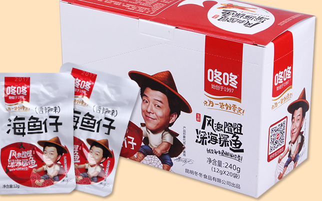 咚咚品牌logo與食品包裝設計欣賞(圖2)