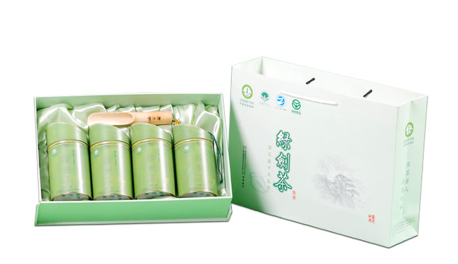 綠劍茶食品包裝設(shè)計欣賞(圖3)