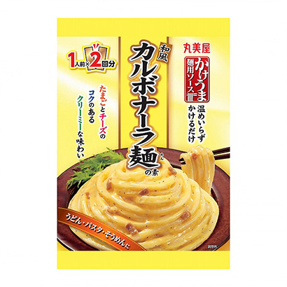 包裝設計公司推薦澆汁面用醬汁和風培根醬面之素丸美屋食品工業(yè)包裝設計欣賞(圖1)