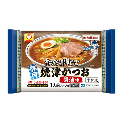 包裝設(shè)計(jì)公司推薦馬爾先生傳統(tǒng)的中華蕎麥面烤津醬油味東洋水產(chǎn)包裝設(shè)計(jì)欣賞(圖1)