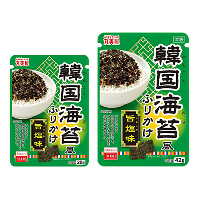 包裝設(shè)計公司推薦韓國海苔風(fēng)撒意咸味丸美屋食品工業(yè)包裝設(shè)計欣賞(圖1)