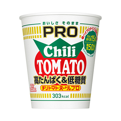 包裝設(shè)計(jì)公司推薦杯面高蛋白低糖西紅柿面日清食品包裝設(shè)計(jì)欣賞(圖1)