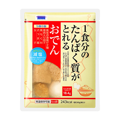 包裝設(shè)計(jì)公司推薦能攝取一餐蛋白質(zhì)的關(guān)東煮堀川包裝設(shè)計(jì)欣賞(圖1)