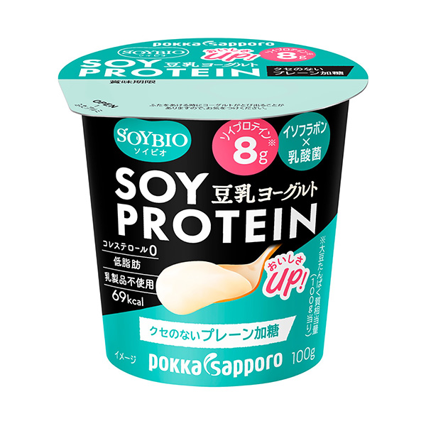 包裝設計公司推薦 SOYBIO豆?jié){酸奶SOYPROTEIN 普通加糖包裝設計欣賞(圖1)