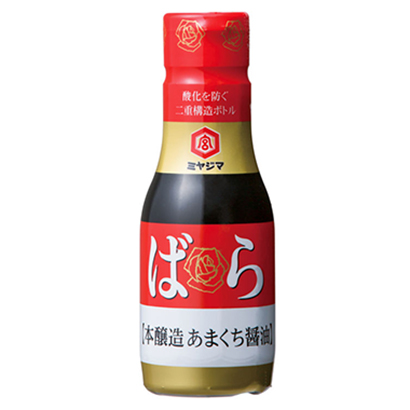 包裝設(shè)計公司推薦玫瑰本釀造口醬油宮島醬油調(diào)味料包裝設(shè)計(圖1)
