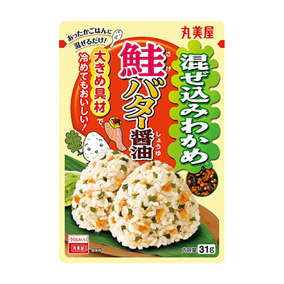 包裝設(shè)計公司推薦混入裙帶菜鮭魚黃油醬油丸美屋食品工業(yè)烹飪品包裝設(shè)計(圖1)