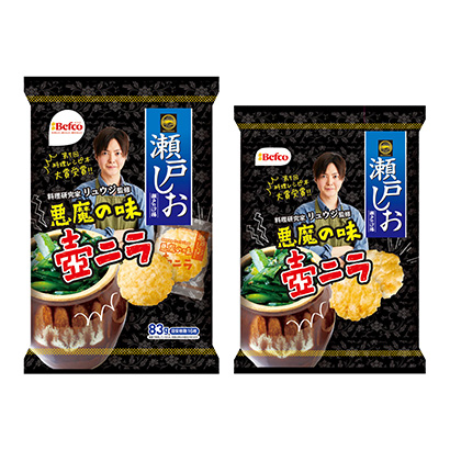 包裝設(shè)計公司推薦瀨戶惡魔味壺韭菜栗山米果點心包裝設(shè)計(圖1)