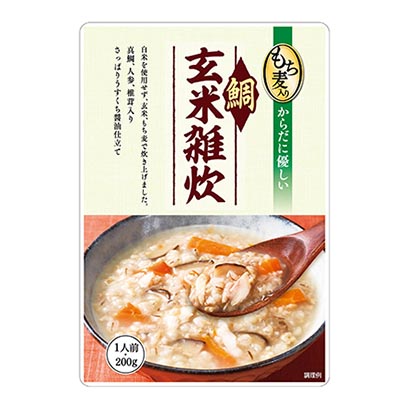 包裝設(shè)計(jì)公司推薦加糯米的鯛魚糙米雜燴最好的食品不使用烹飪品白米，用糙米、糯米煮飯包裝設(shè)計(jì)(圖1)