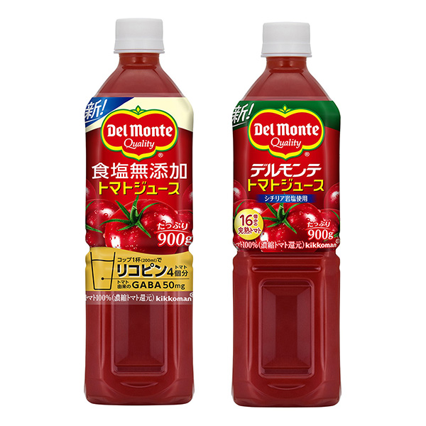 戴爾蒙特?zé)o食鹽番茄汁基科曼食品果實清涼飲料包裝設(shè)計(圖1)