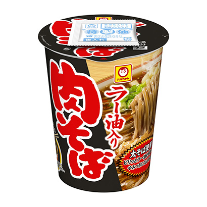 馬爾先生立式加了大啤酒油的肉蕎麥面東洋水產(chǎn)面類包裝設(shè)計(圖1)