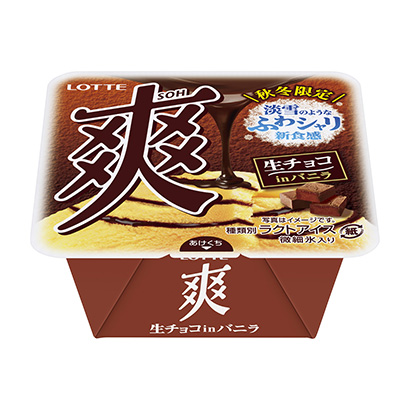 爽生巧克力香草樂天冰淇淋類包裝設計(圖1)
