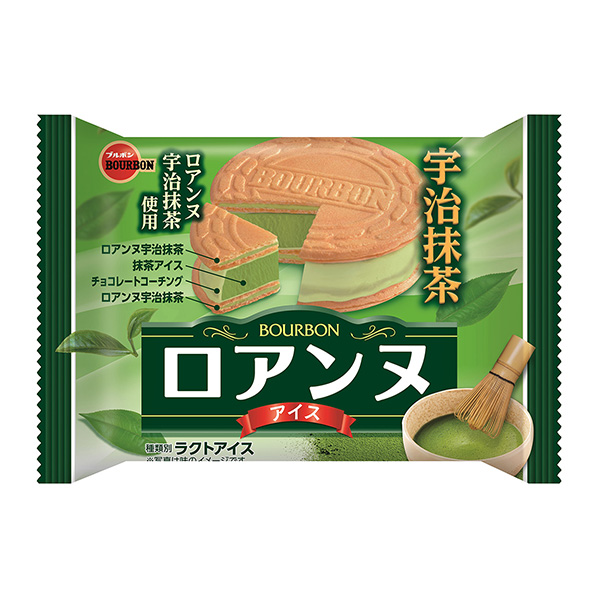 羅安冰宇治抹茶波旁冰淇淋類包裝設(shè)計(jì)(圖1)
