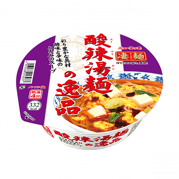 新觸摸厲害面酸辣湯面精品真鯛面類包裝設(shè)計(jì)(圖1)
