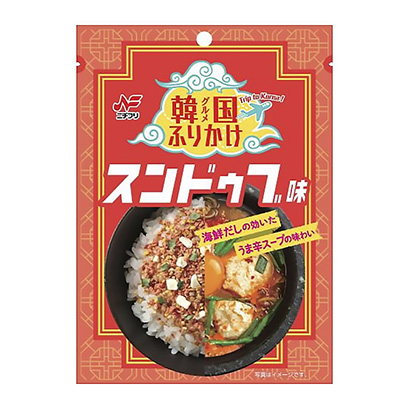 韓國美食撒湯味尼日弗里食品烹飪品包裝設(shè)計(jì)(圖1)