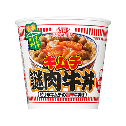 杯面謎肉泡菜牛肉蓋飯日清食品烹飪品包裝設計(圖1)