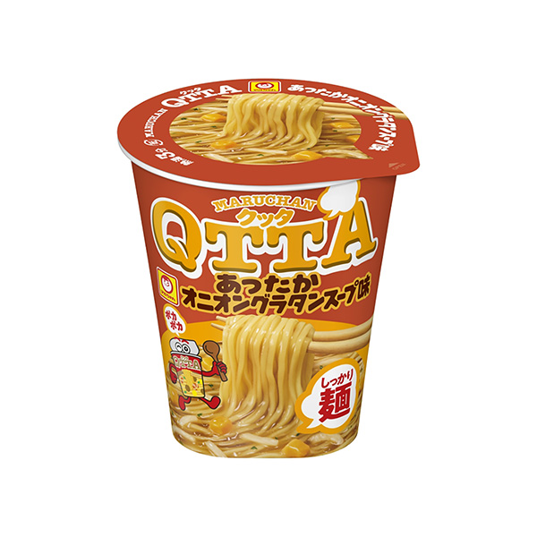 包裝設(shè)計(jì)欣賞MARUCHAN QTTA ＜有沒(méi)有洋蔥奶汁烤菜湯味＞ (東洋水產(chǎn)) (圖1)